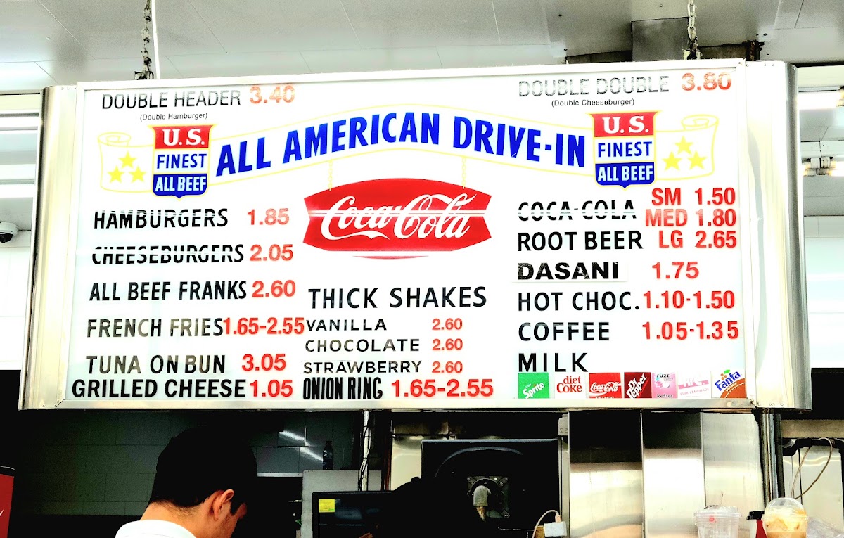 All American Hamburger Drive In Menu - Image 4